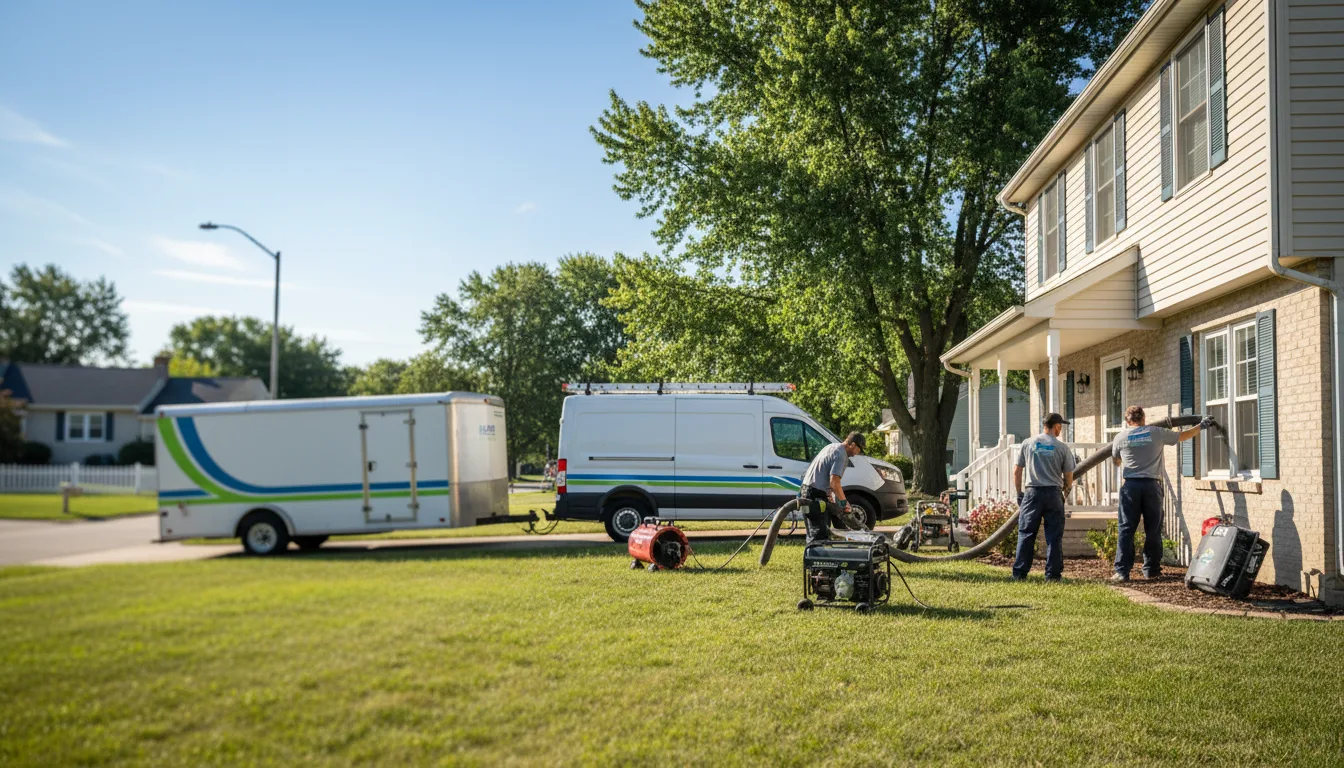 Flooded Basement Restoration And Cleanup With Repair in Alexandria, OH near me